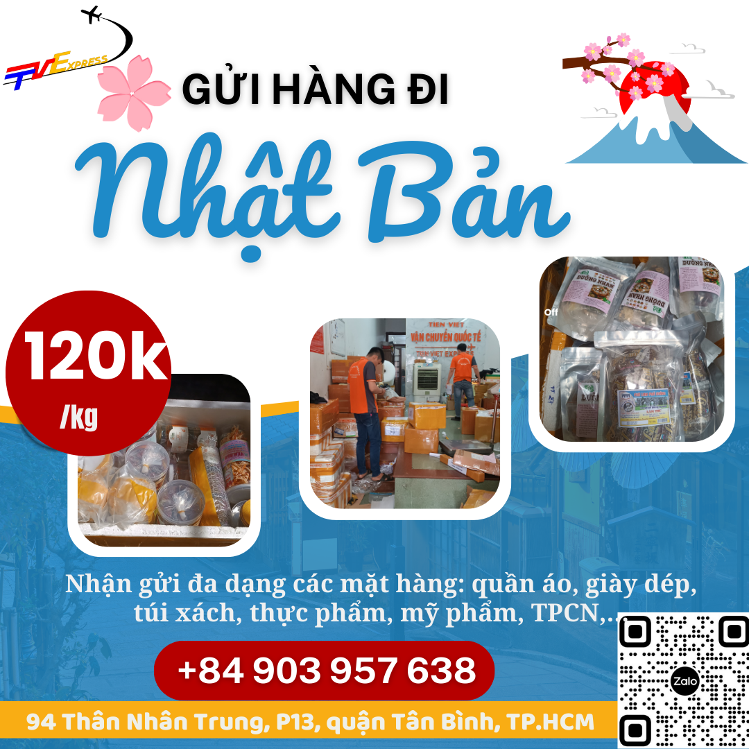 Gửi hàng đi Nhật Bản